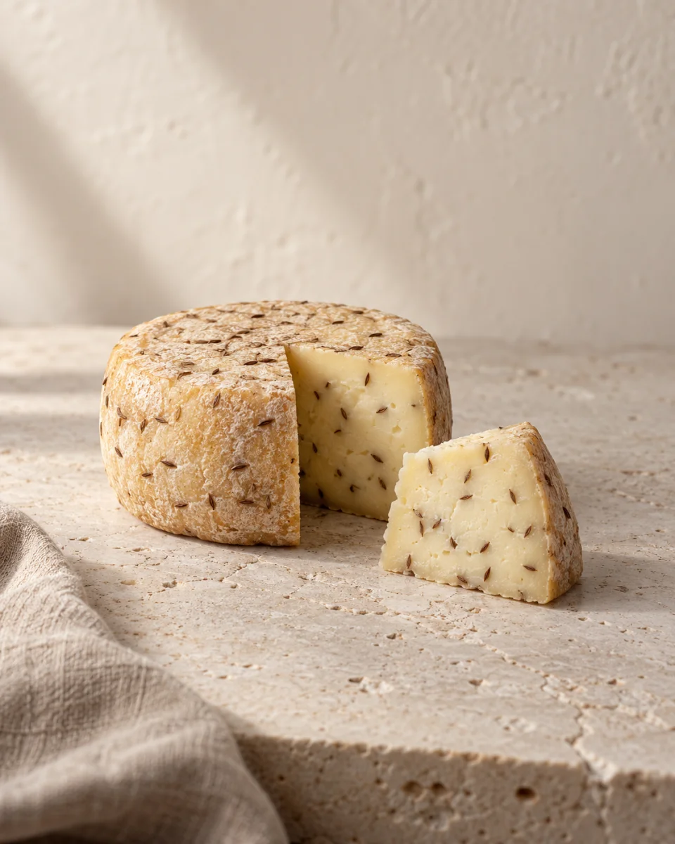 Caraway farmhouse cheese